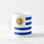 Uruguayaanse vlag koffiemok (Voorkant links)