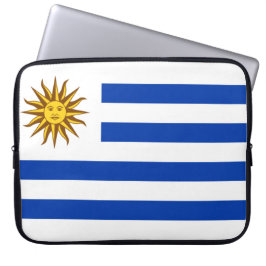 Uruguayaanse vlag laptop sleeve