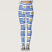 Uruguayaanse vlag leggings (Voorkant)