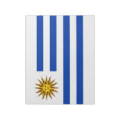 Uruguayaanse vlag notitieblok (Linkerzijde)