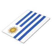 Uruguayaanse vlag notitieblok (Schuin)
