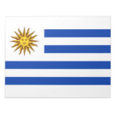 Uruguayaanse vlag notitieblok (Voorkant)
