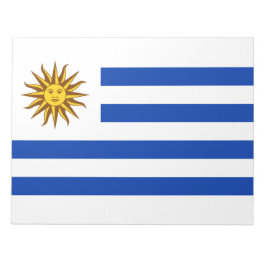 Uruguayaanse vlag notitieblok