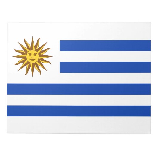 Uruguayaanse vlag notitieblok (Voorkant)