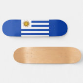 Uruguayaanse vlag persoonlijk skateboard (Horizontaal)