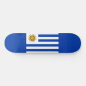 Uruguayaanse vlag persoonlijk skateboard (Horizontaal)