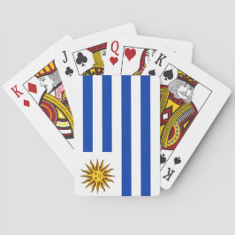 Uruguayaanse vlag pokerkaarten