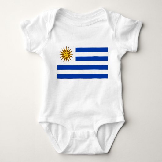 Uruguayaanse vlag romper (Voorkant)