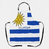 Uruguayaanse vlag schort (Voorkant)