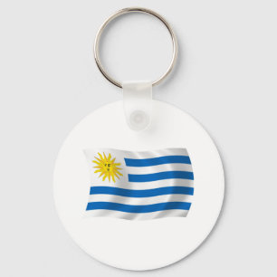 Uruguayaanse Vlag Sleutelhanger