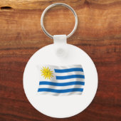 Uruguayaanse Vlag Sleutelhanger (Voorkant)
