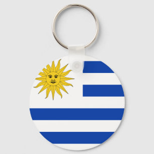 Uruguayaanse vlag sleutelhanger