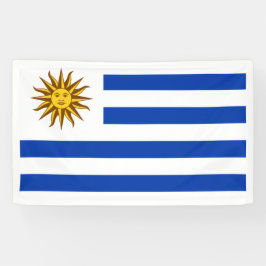 Uruguayaanse vlag spandoek