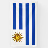 Uruguayaanse vlag spandoek (Verticaal)