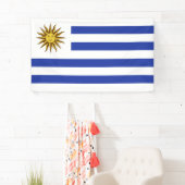 Uruguayaanse vlag spandoek (Insitu)