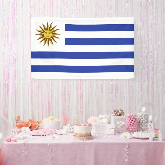 Uruguayaanse vlag spandoek (Feest)