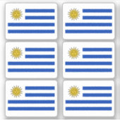 Uruguayaanse vlag sticker (Voorkant)