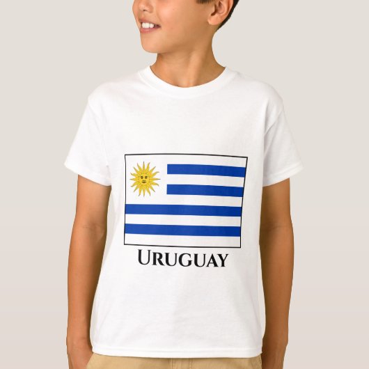 Uruguayaanse vlag t-shirt (Voorkant)