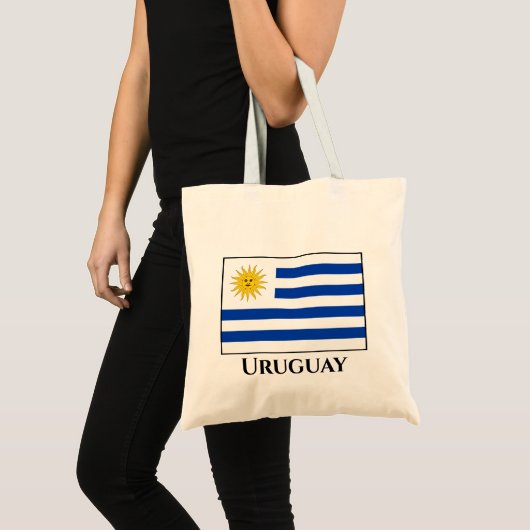 Uruguayaanse vlag tote bag (Voorkant (product))