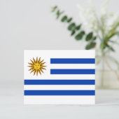 Uruguayaanse vlag (Uruguay) Briefkaart (Staand voorkant)