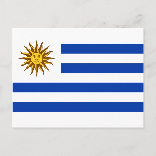 Uruguayaanse vlag (Uruguay) Briefkaart (Voorkant)