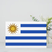 Uruguayaanse vlag (Uruguay) Briefpapier (Staand voorkant)