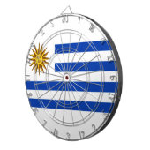 Uruguayaanse vlag (Uruguay) Dartbord (Voorkant Rechts)