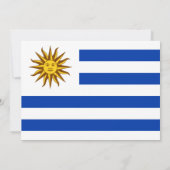 Uruguayaanse Vlag, Vlag van Uruguay Huwelijk Kaart (Achterkant)