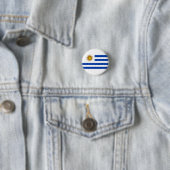 Uruguayaanse vlag, vlag van Uruguay Ronde Button 3,2 Cm (In situ)