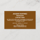 Uruguayaanse vlag, vlag van Uruguay Visitekaartje (Achterkant)