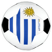 Uruguayaanse vlag voetbal (Gedraaid)