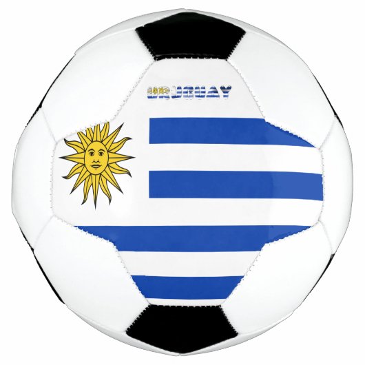 Uruguayaanse vlag voetbal (Voorkant)