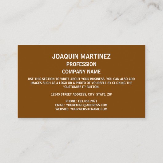 Uruguayaanse vlag & wapen, vlag van Uruguay Visitekaartje (Achterkant)