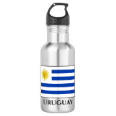 Uruguayaanse vlag waterfles  (Voorkant)