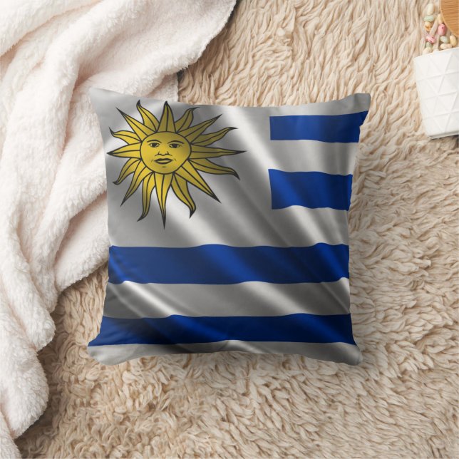 Uruguayaanse Vlag Worp Kussen (Deken)