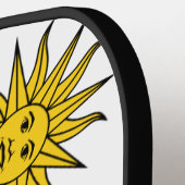 Uruguayaanse wapenschild pickleball paddle (Links Detail)