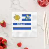 Uruguayaanse wapenschild servet (Insitu)