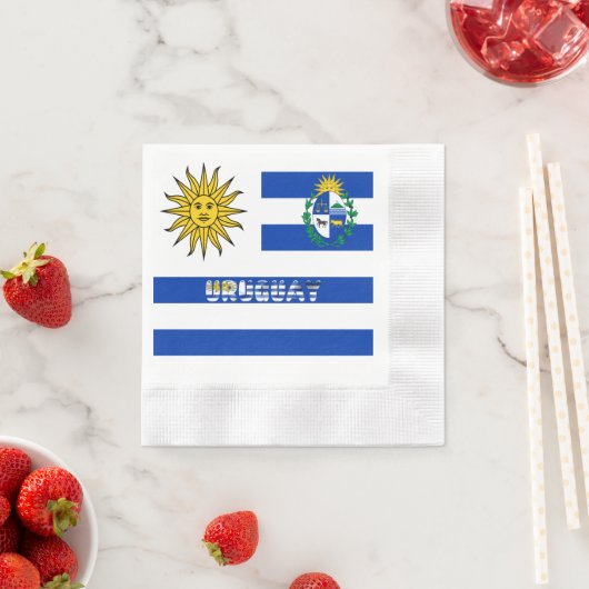 Uruguayaanse wapenschild servet (Insitu)