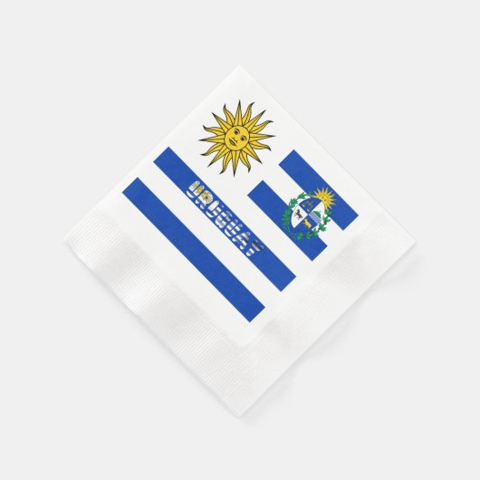 Uruguayaanse wapenschild servet (Hoek)