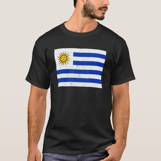 Uruguayan Uruguay Flag Pride Uruguayan Flag 1 T-shirt (Voorkant)
