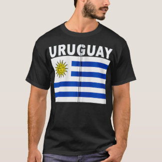 Uruguayvlag Nationale Pride Zip T-shirt