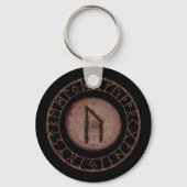 Uruz - Oudere Futhark rune Sleutelhanger (Voorkant)