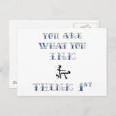 URwat je inkt denkt Briefkaart (Voorkant / Achterkant)