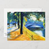 Ury - Brug over het kanaal van Landwehr Briefkaart (Voorkant / Achterkant)