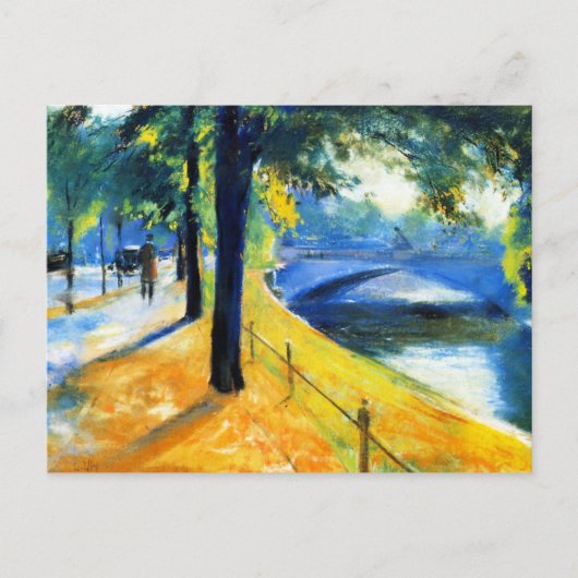 Ury - Brug over het kanaal van Landwehr Briefkaart (Voorkant)