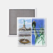US0135 Amerika, Verenigde Staten, New York, Koelka Magneet (Voorkant / Achterkant)