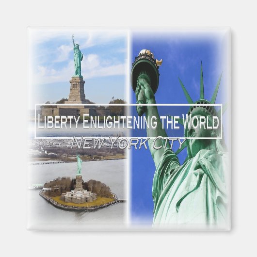 US0135 Amerika, Verenigde Staten, New York, Koelka Magneet (Voorkant)