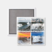 US0136 Amerika, Verenigde Staten, Niagara, Koelkas Magneet (Voorkant / Achterkant)