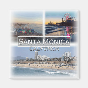 US0144 Amerika, Verenigde Staten, Santa Monica Fri Magneet