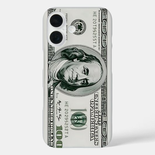 US $100 bill Case-Mate iPhone Case (Achterkant)